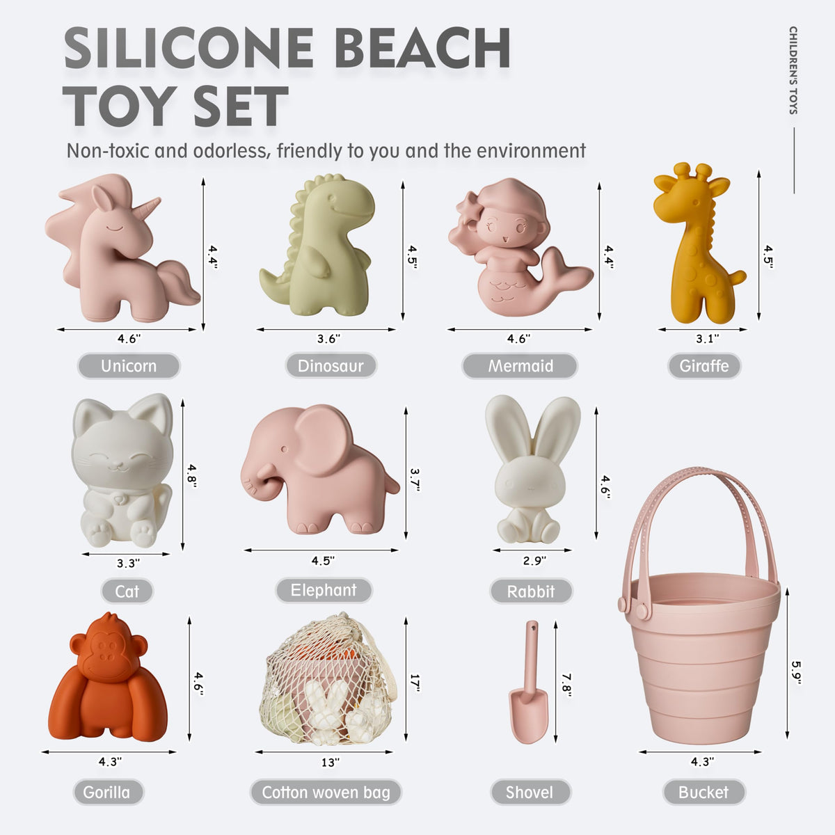 MarcZero silicone molds pink set enabling fun sand shapes