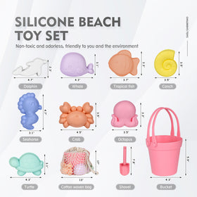 MarcZero silicone beach toy shovel for quick scooping and comfy grip.