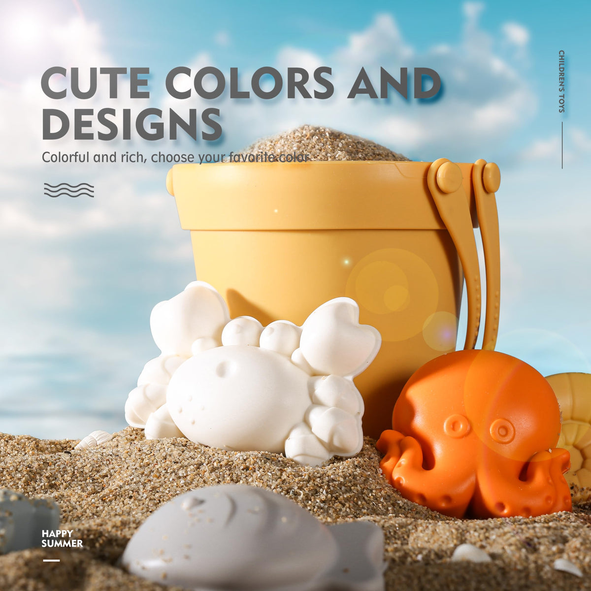MarcZero silicone turtle mold adds friendly figures to sunny beach play