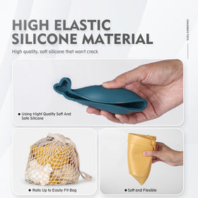 MarcZero silicone whale mold turns waves of sand into playful sculptures