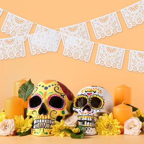 MARFOREVER easy-hang banner with attached string for quick party setup.