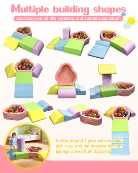 Markdang blocks with anti-slip base provide stable, safe exploration for babies