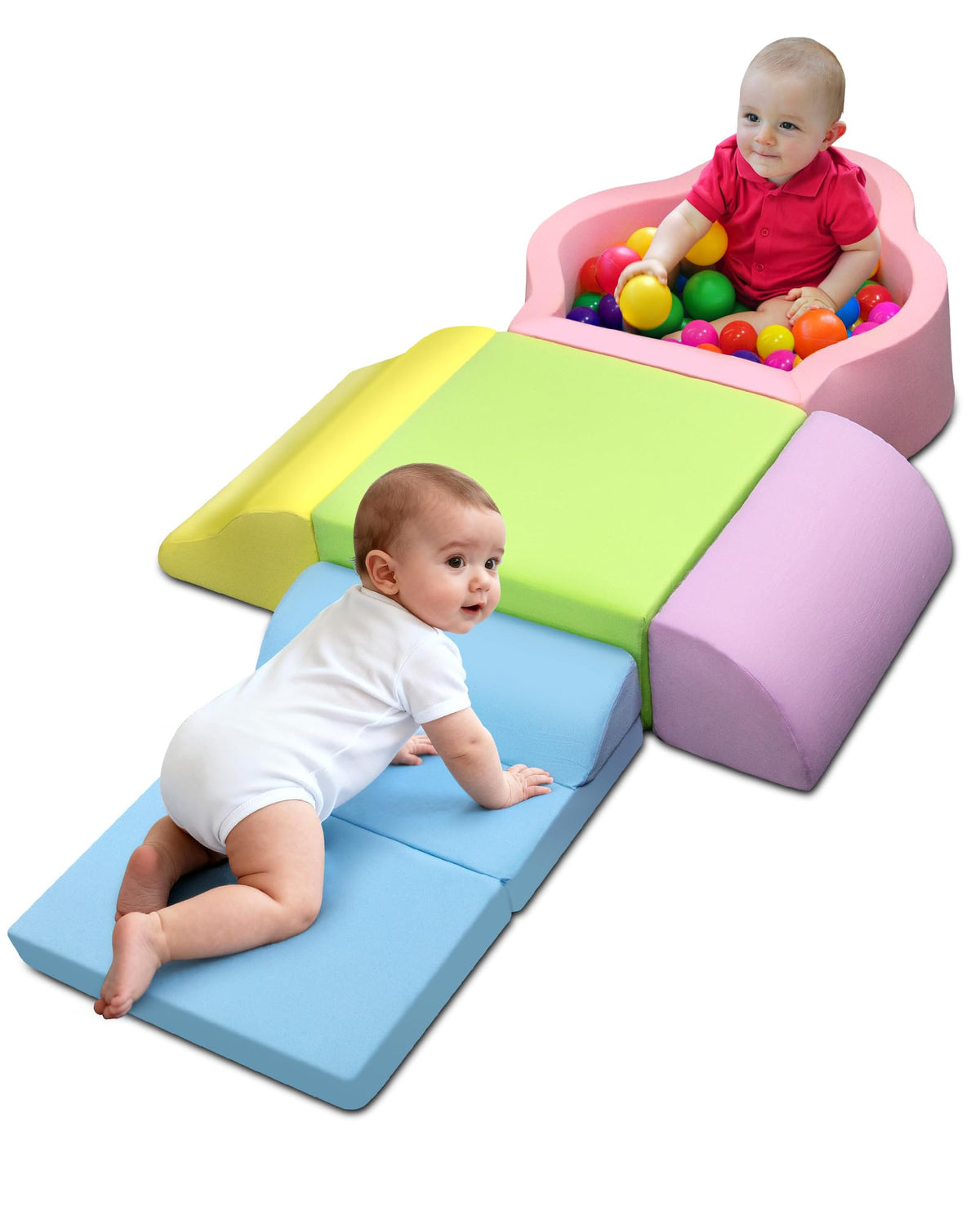 Markdang Soft Play Set blocks ready for DIY climbing route and active play