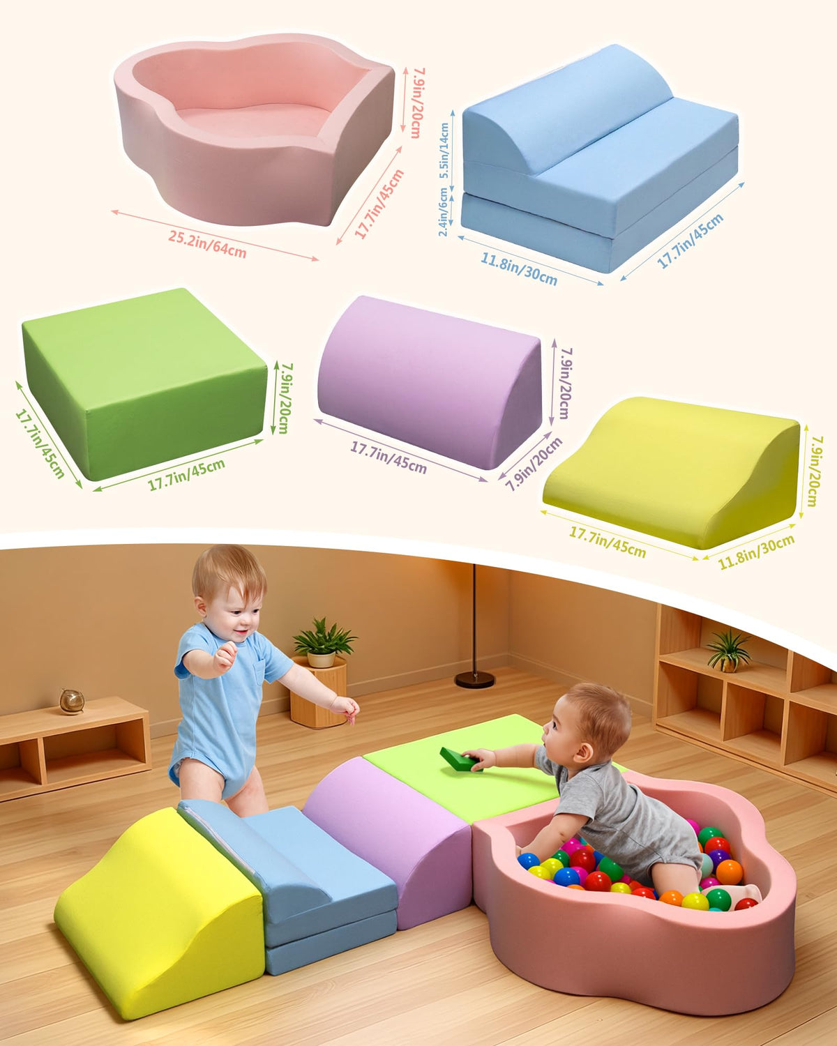 Markdang flower ball pit adds gentle tactile play for toddlers