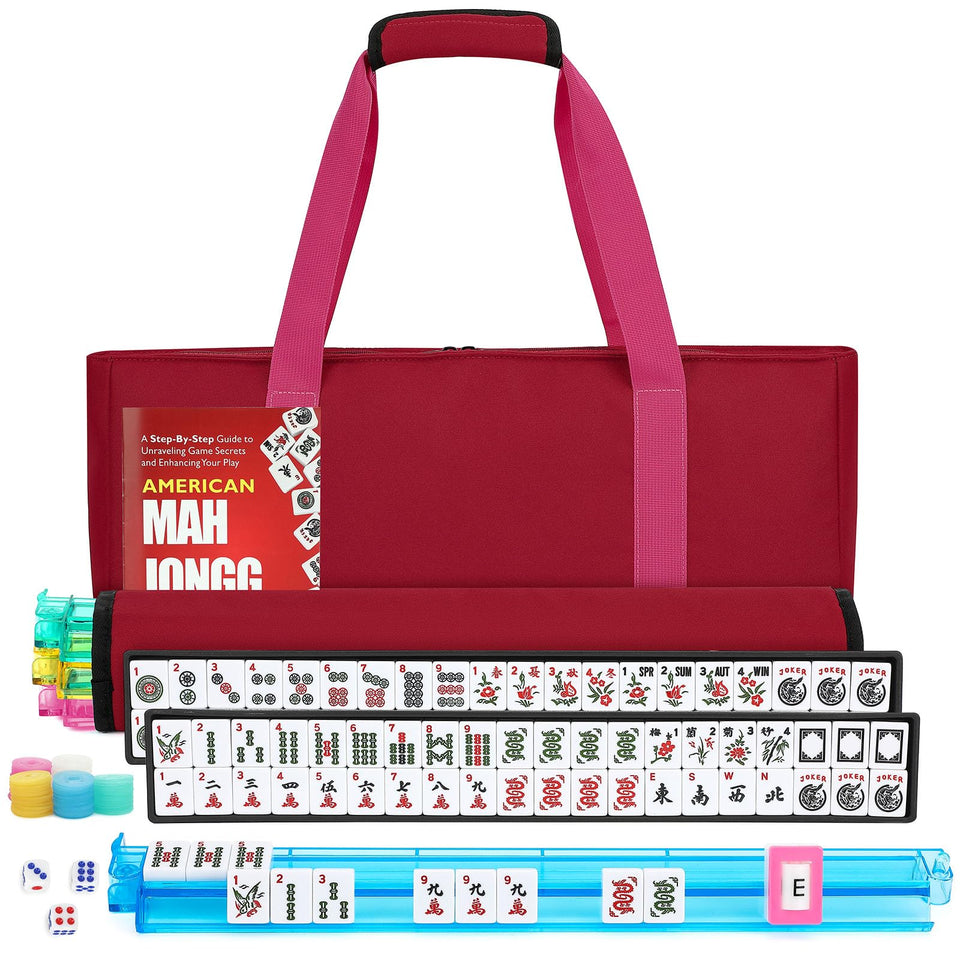 Marllifenney American Mahjong tiles set of 166 for strategic gameplay and social evenings.