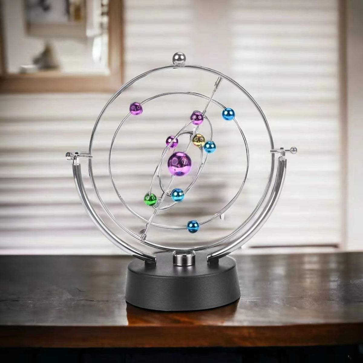 MarsGeek Solar System Ball battery compartment, easy setup for quick enjoyment