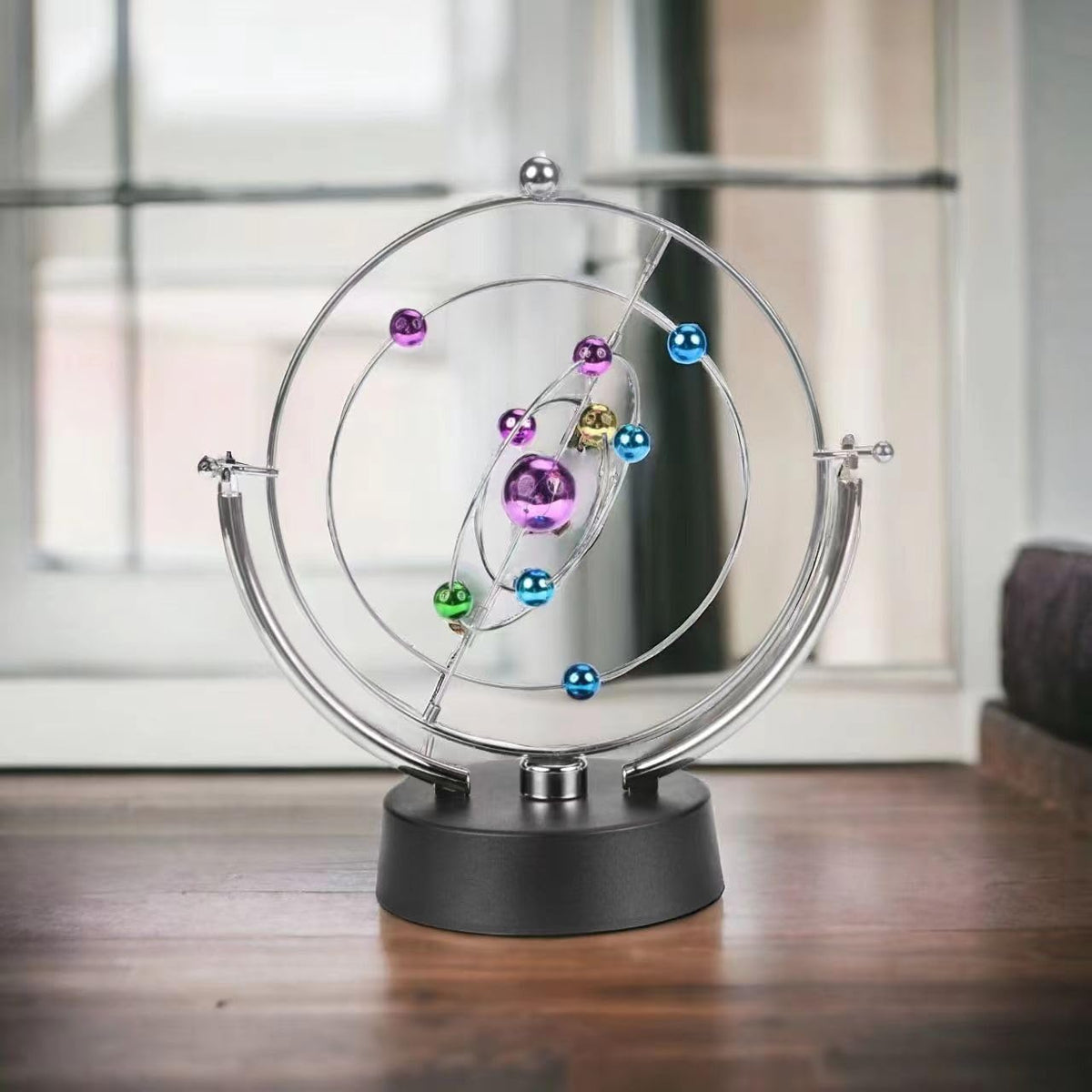 MarsGeek Solar System Ball magnet ring detail, precision magnets on display