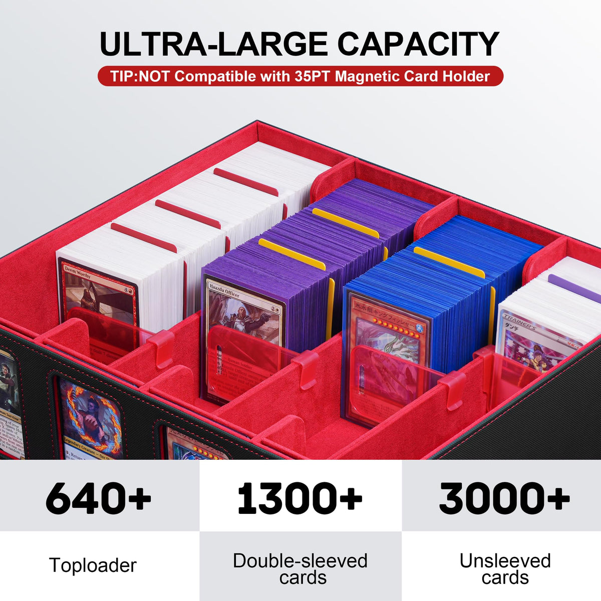 Marsguard storage box with knob latch; robust closure for safe card storage.