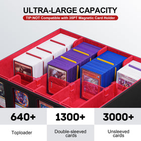 Marsguard storage box with knob latch; robust closure for safe card storage.