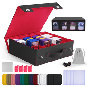 Marsguard box demonstrates large capacity for 3,000+ cards, ideal for collectors.
