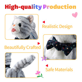 Marsjoy Gray Walking Cat Toy packaging features leash and accessories for gifting