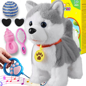 Marsjoy Husky walking dog toy promotes active play for kids.