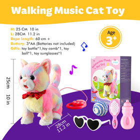 Marsjoy Rainbow Walking Cat Toy interactive play promoting parent-child bonding