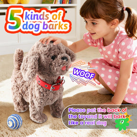 Marsjoy Teddy repeats what you say with a playful voice.