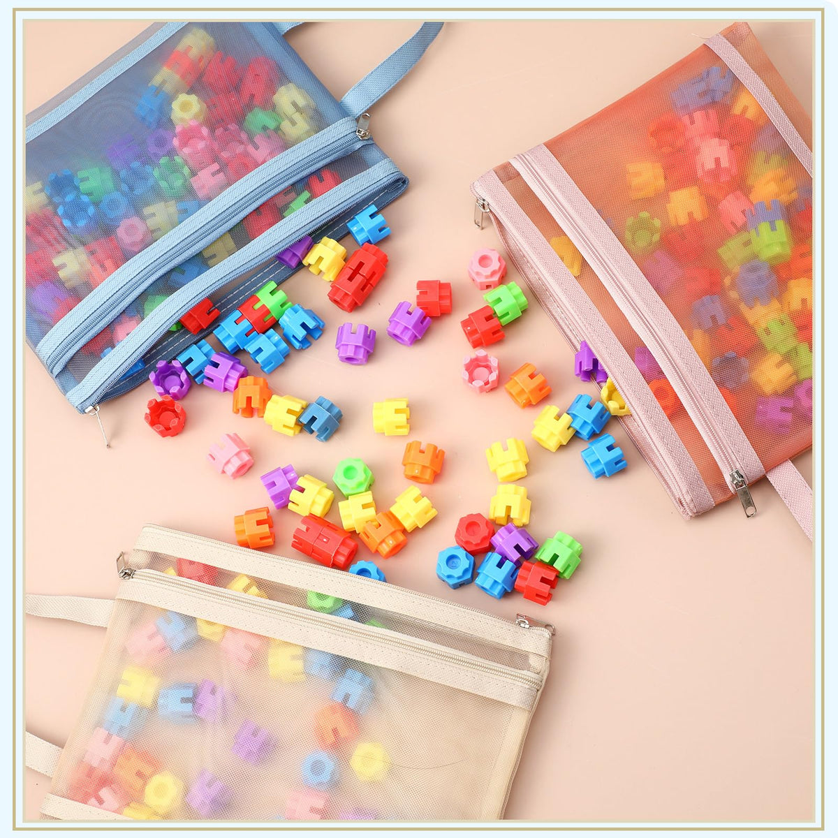 Marspark color variety pouches ideal for color coded storage.