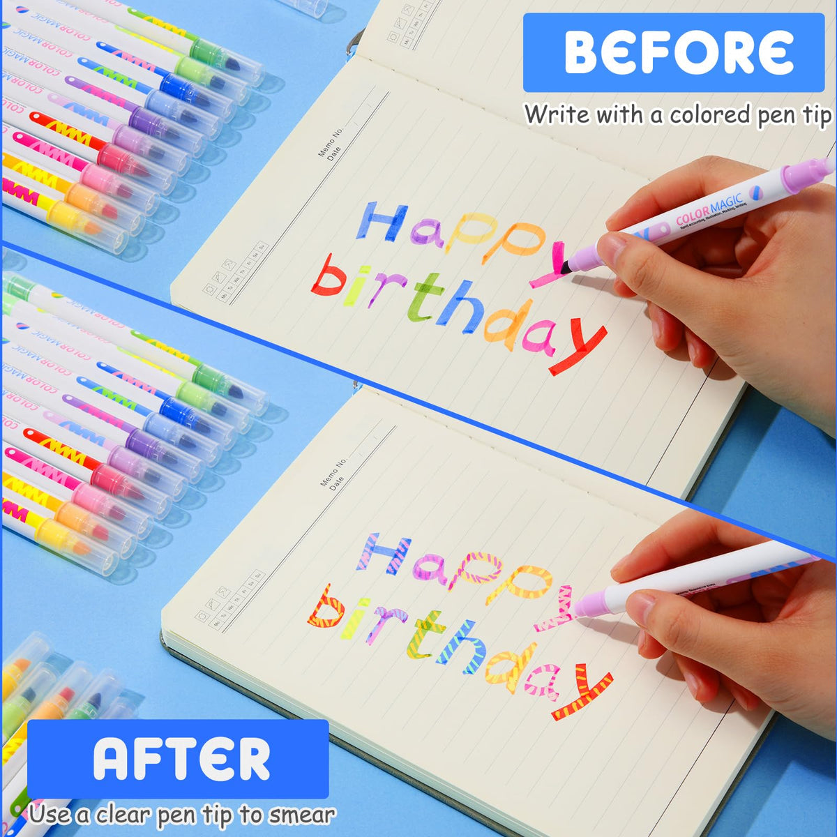 Marspark gift-ready highlighter set fosters creativity and organization.