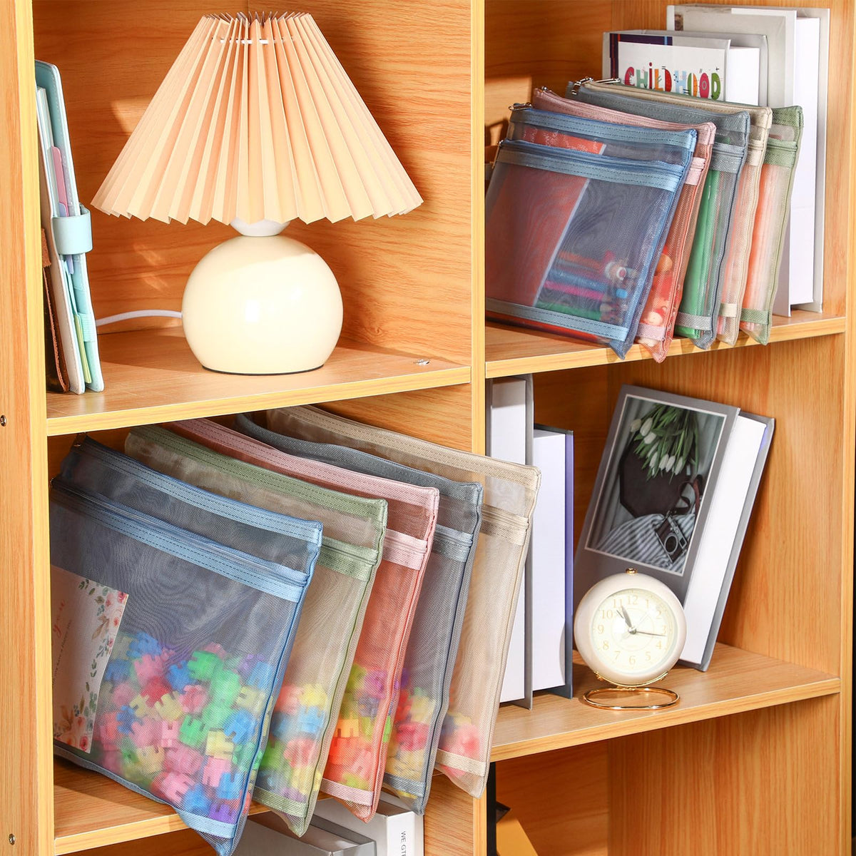 Marspark puzzle board game storage in action organizing pieces.