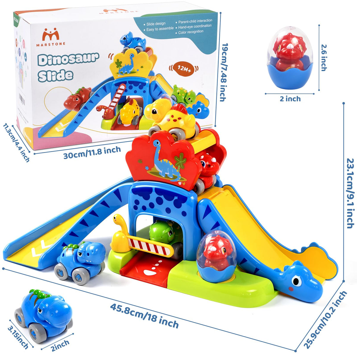 Versatile Marstone 3-in-1 play set sparks imagination and independent play.