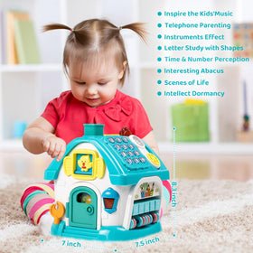 Marstone 8-in-1 house toy music zone sparks auditory exploration