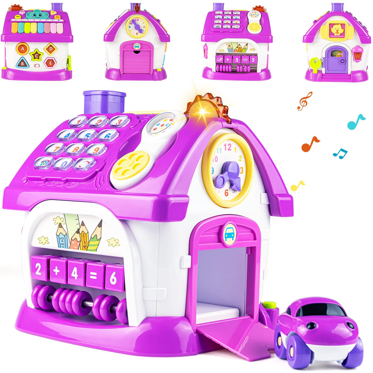 Marstone 8-in-1 learning house highlights interactive play to boost early cognitive skills.