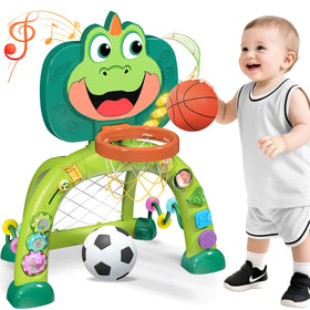Marstone baby basketball hoop promotes active play and motor skill development.