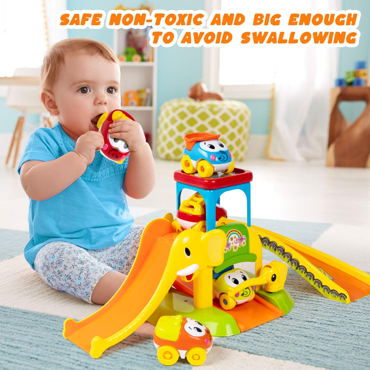 Marstone compact 3-in-1 toddler toy promotes problem solving during play