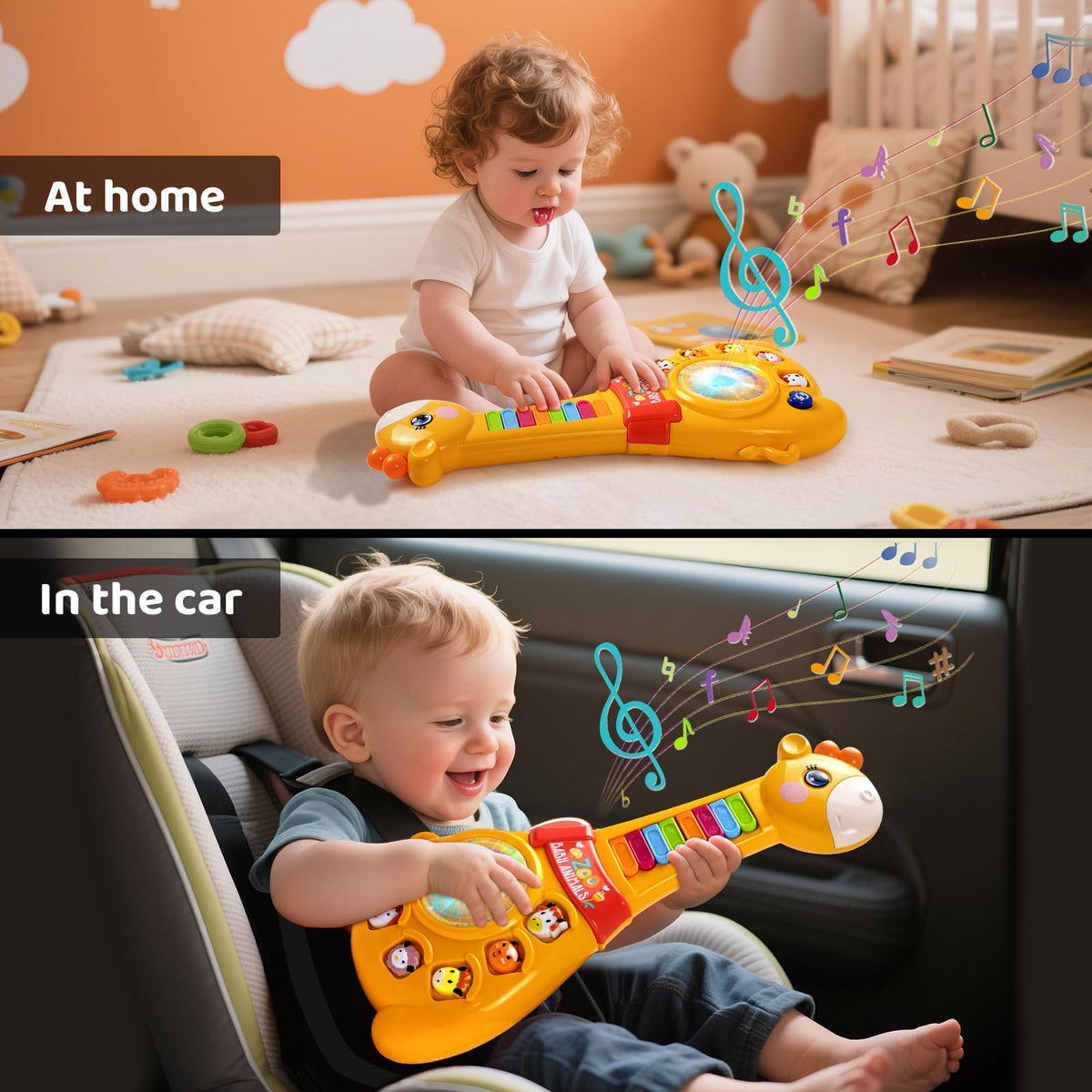 Marstone Light and Sound Toy features flashing visuals for sensory engagement.