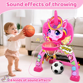 Marstone multi-sensory buttons activate lights and music for learning fun.