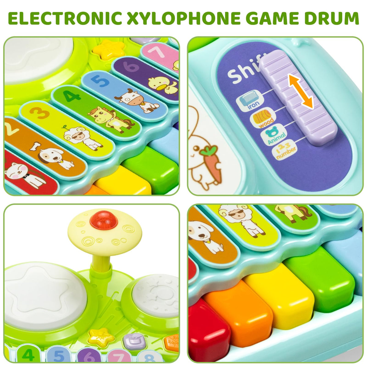 Marstone piano keyboard modes displaying colors and scales