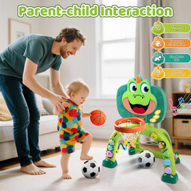 Marstone six-activity plays boost fine motor skills and recognition.