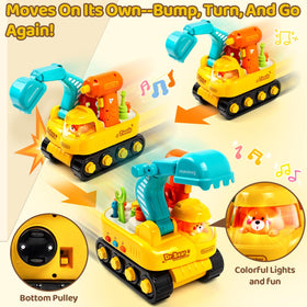 Marstone Toddler Excavator Screwdriver with kid-friendly grip for coordination.