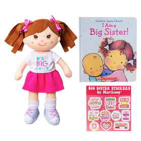 MartLoop best big sister doll displayed for comforting toddler companionship during a new arrival