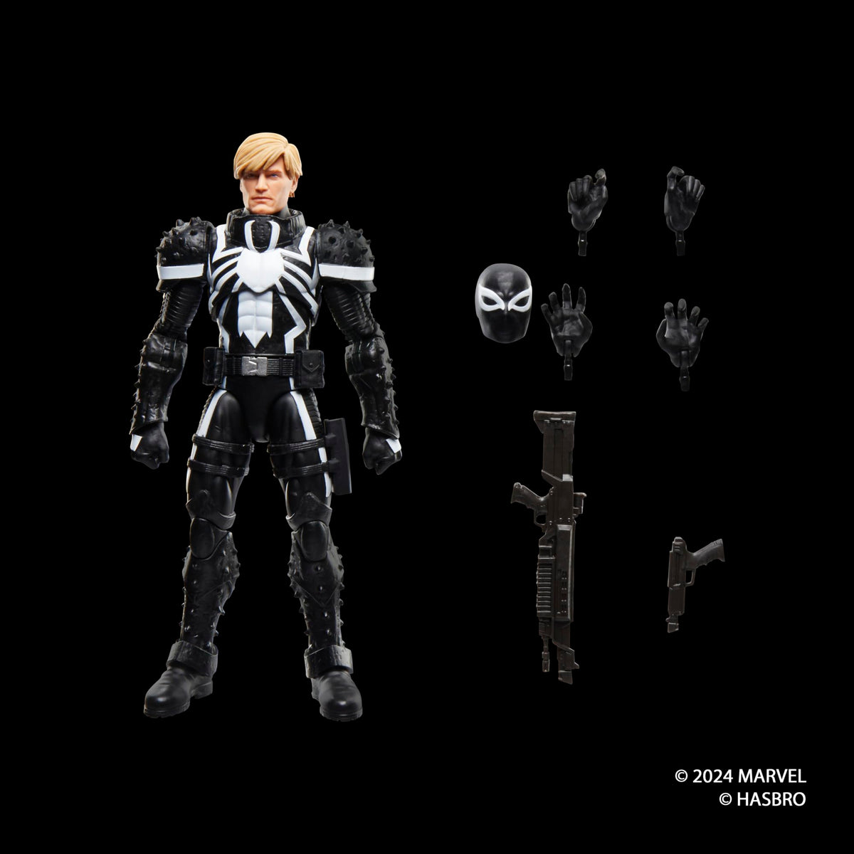 Includes 7 accessories for customizable display options with Agent Venom.