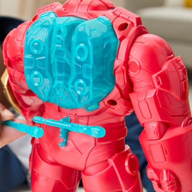 Iron Man figure features nine articulation points for versatile poses