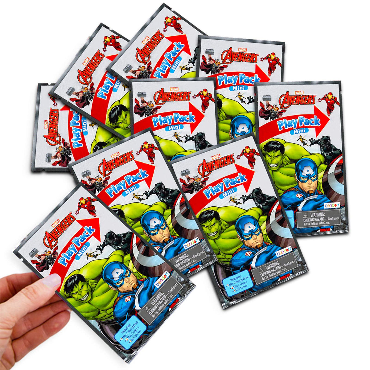 Marvel Avengers coloring pages and stickers provide on-the-go activities.
