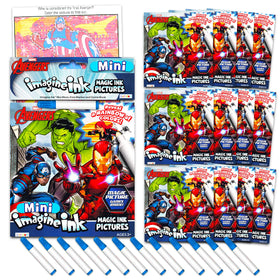 Marvel Avengers Imagine Ink coloring book set characters featuring heroes for imaginative play