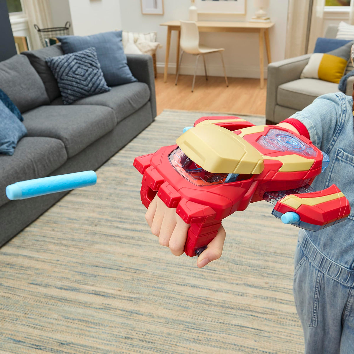 Marvel Avengers Iron Man Arc Blaster suitable for epic battles at home
