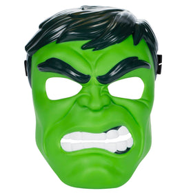 Marvel Avengers mask with adjustable strap, one-size-fits-most for kid comfort.