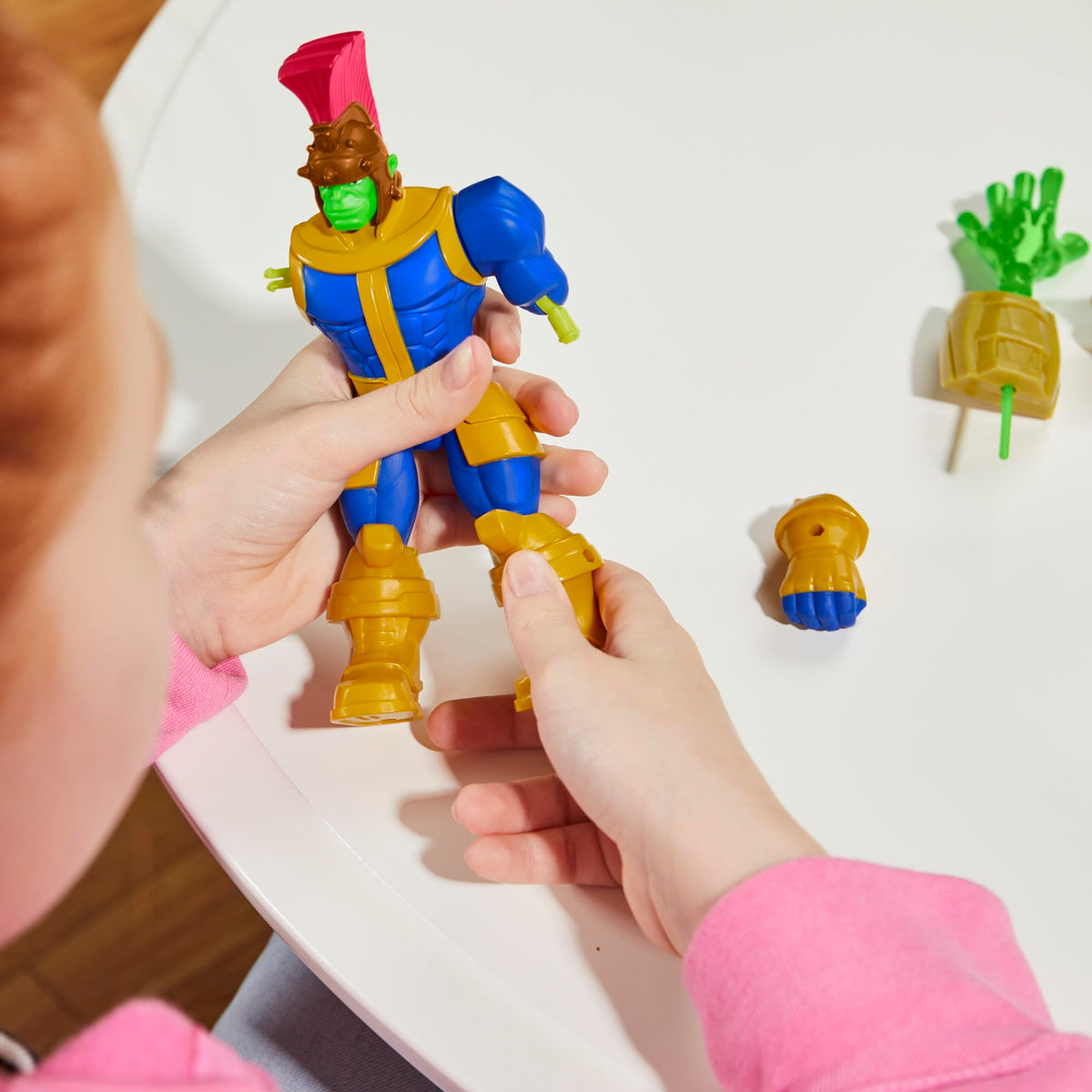 Collectible Marvel MixMashers line encourages ongoing imaginative play across figures.