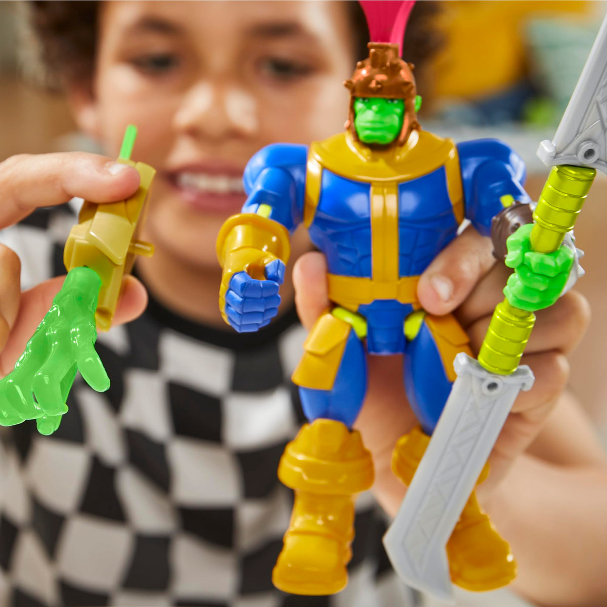 Gift-ready Marvel MixMashers packaging suitable for birthdays and holidays.