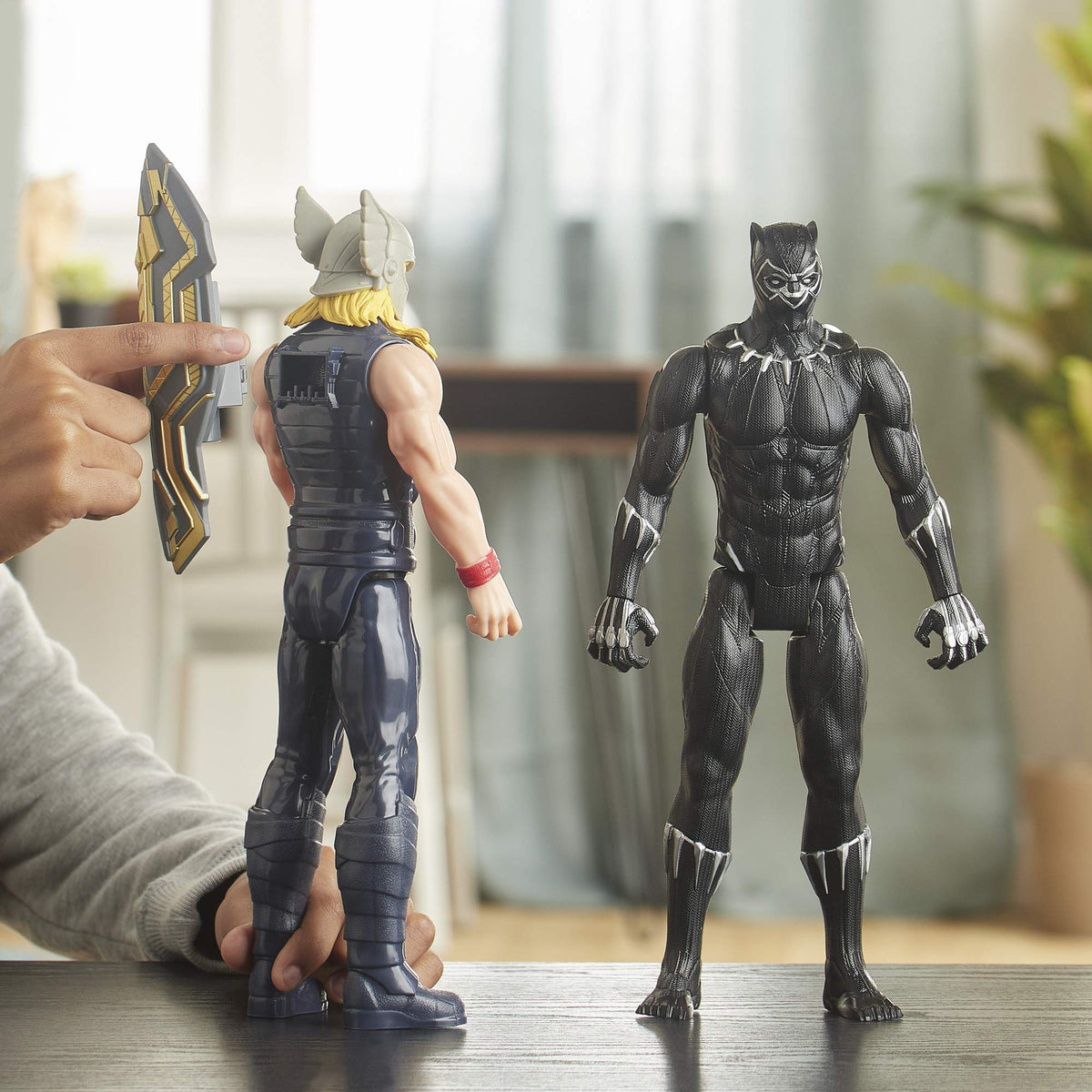 Sleek, detailed Wakanda armor enhances heroic roleplay