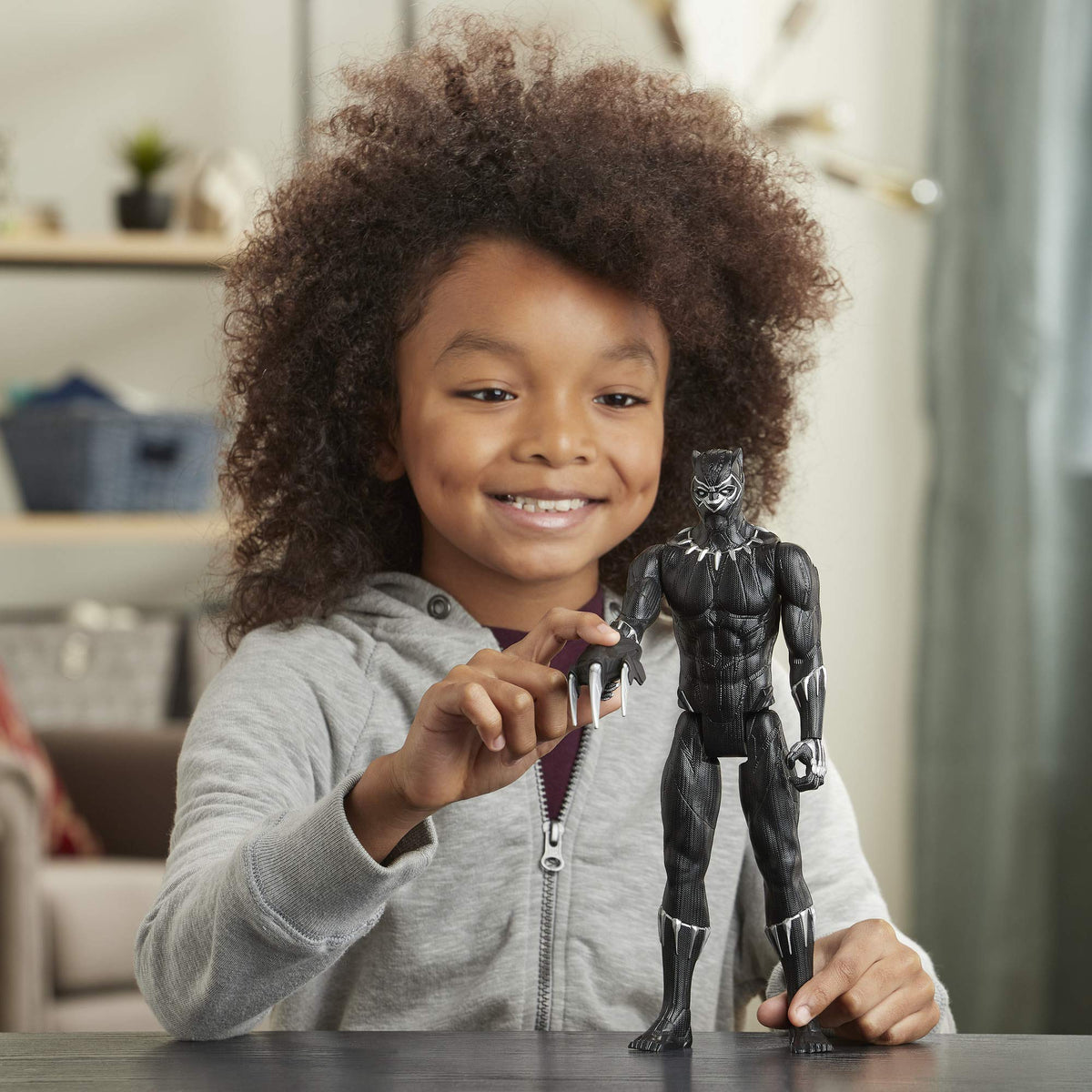 Display-ready piece for Marvel fans when not in action