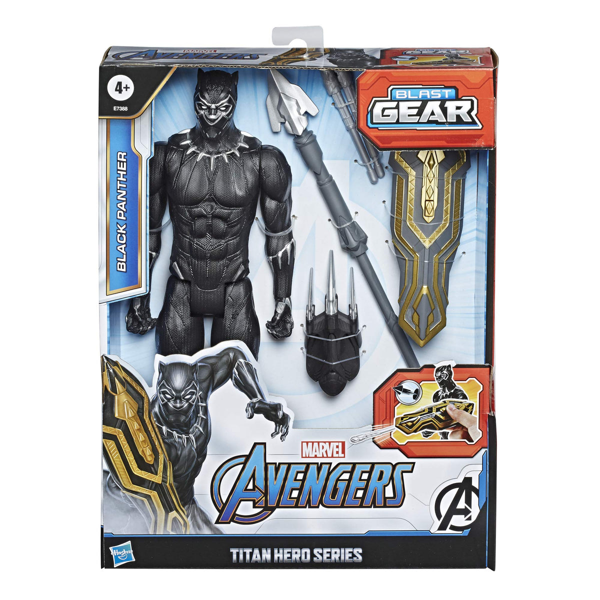 Launcher attached to Black Panther enables quick projectile action