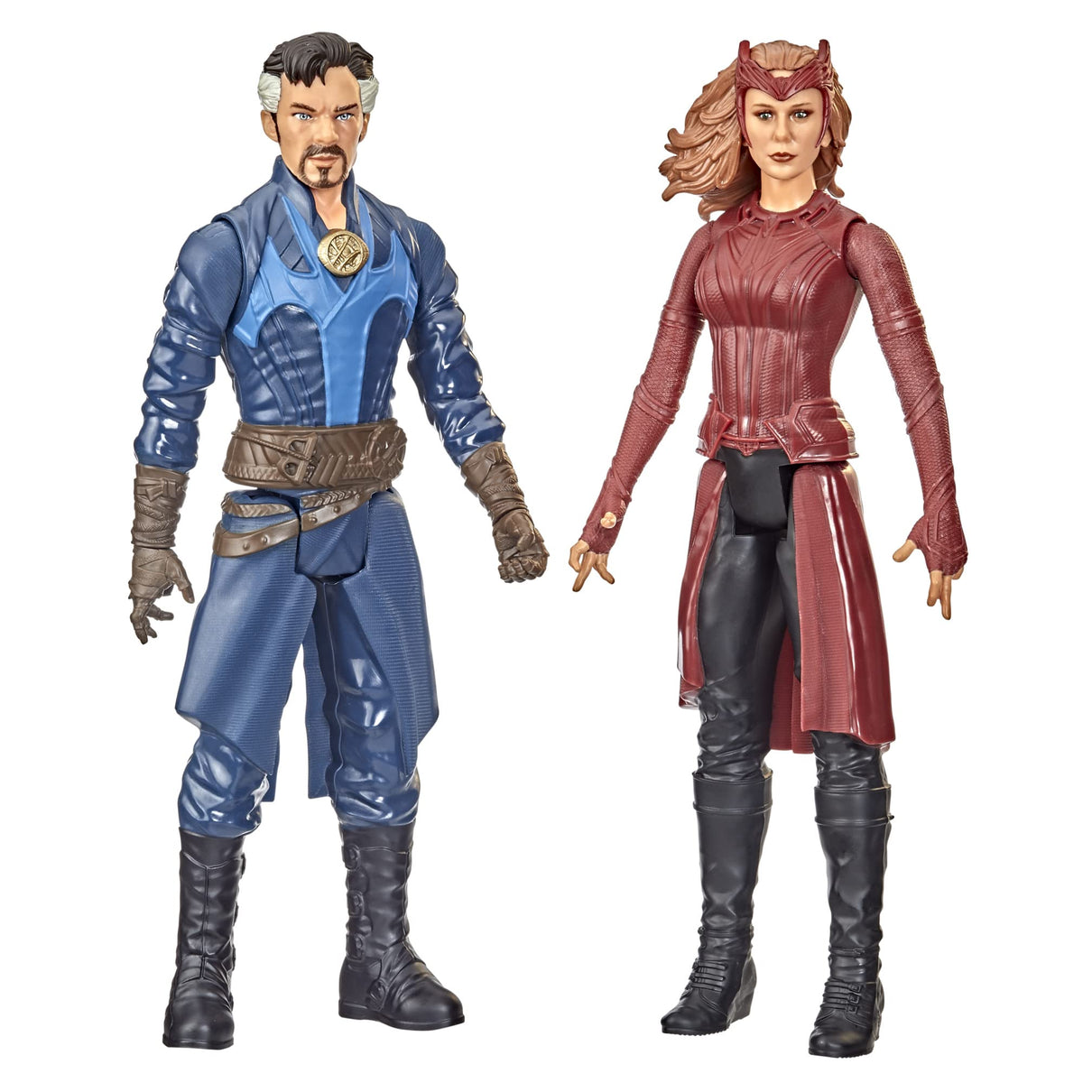 Marvel Avengers Titan Hero Doctor Strange & Scarlet Witch 12-Inch 2-Pack for imaginative play and display.