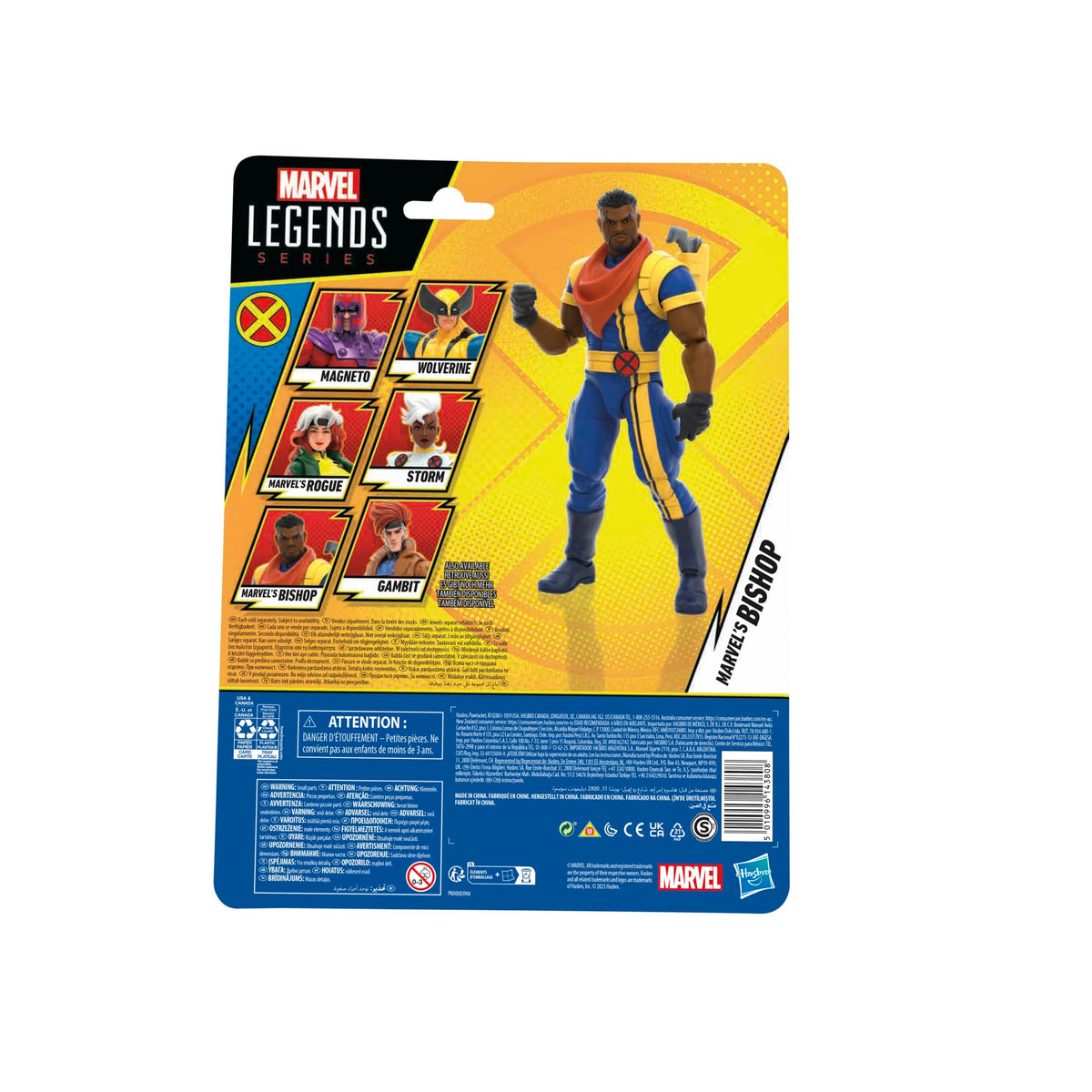 Marvel Bishop articulation joints enable posable display for action-ready scenes