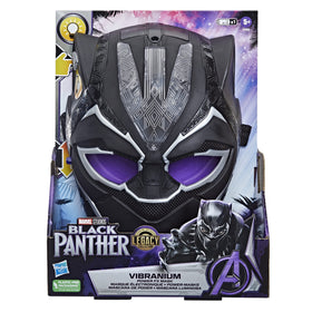 Marvel Black Panther Vibranium Power FX Mask two-view lenses for easy wear into scenes.
