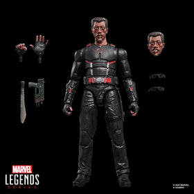 Marvel Blade figure articulation close-up emphasizes 20+ poseable joints