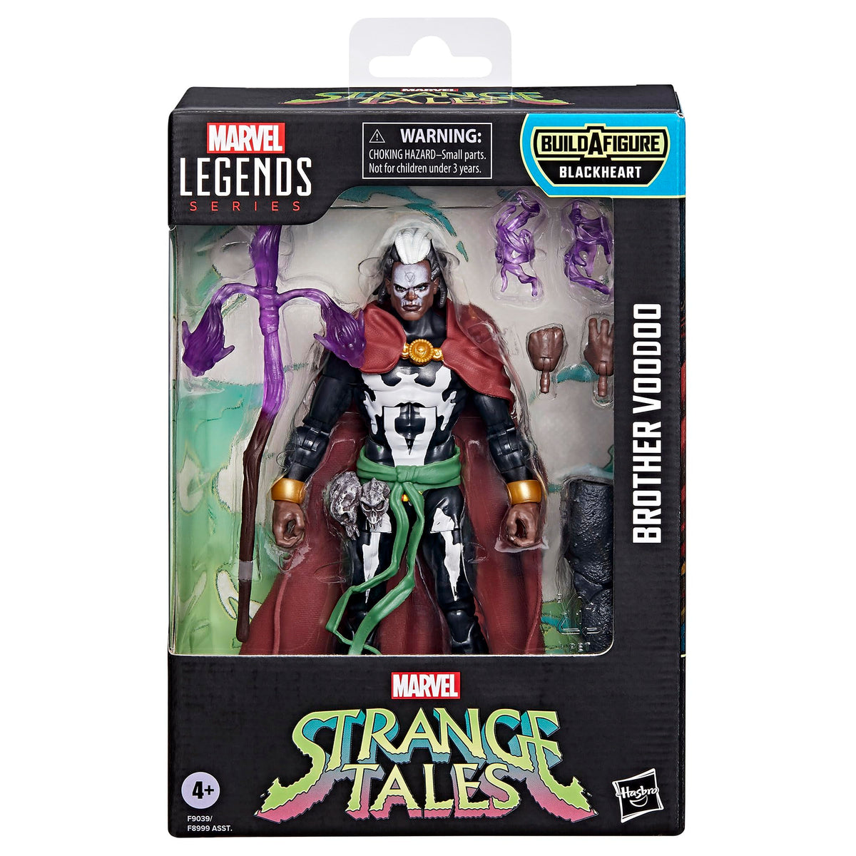 Marvel Brother Voodoo figure side pose showing articulation range