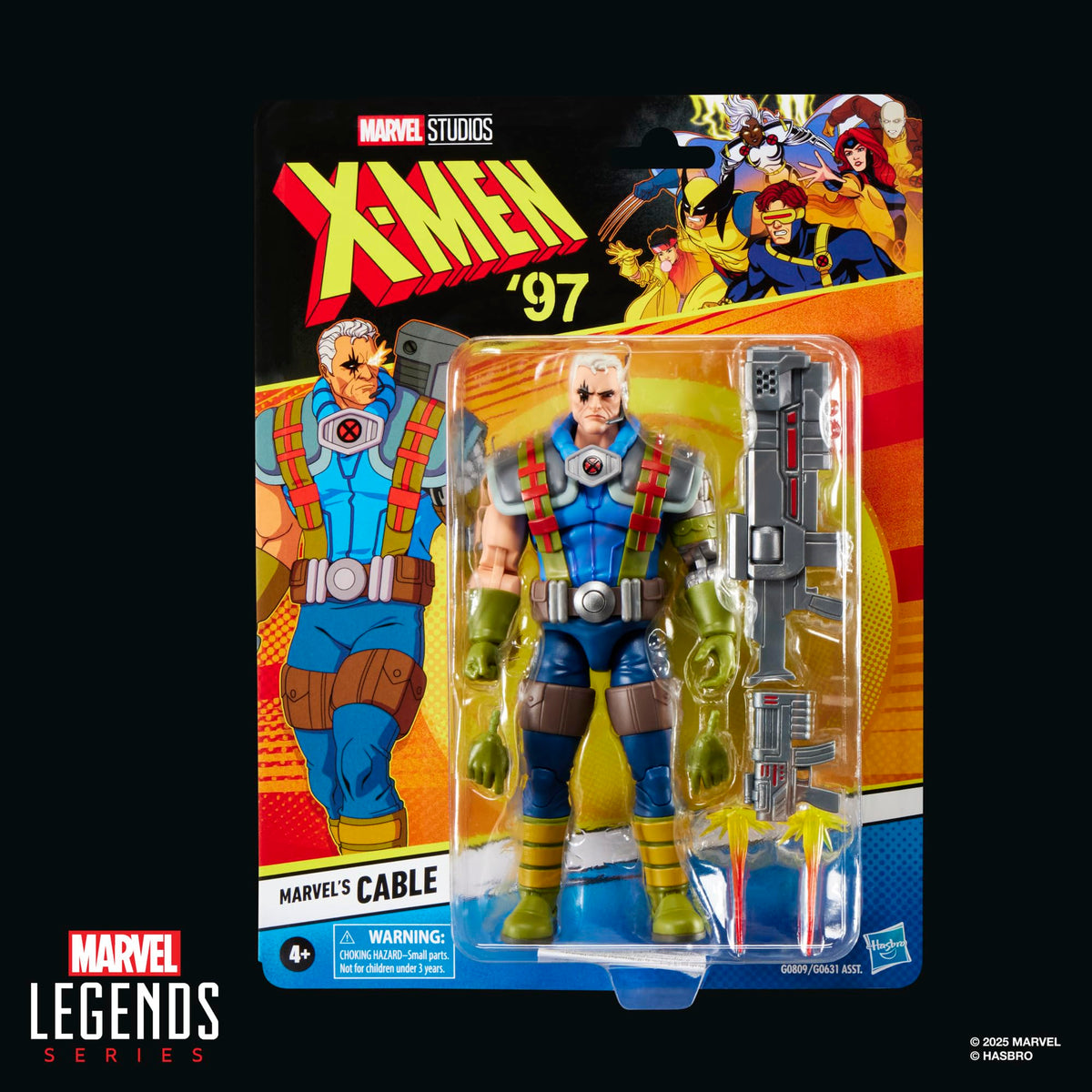 Marvel Cable accessories pack with hands and blaster for versatile poses