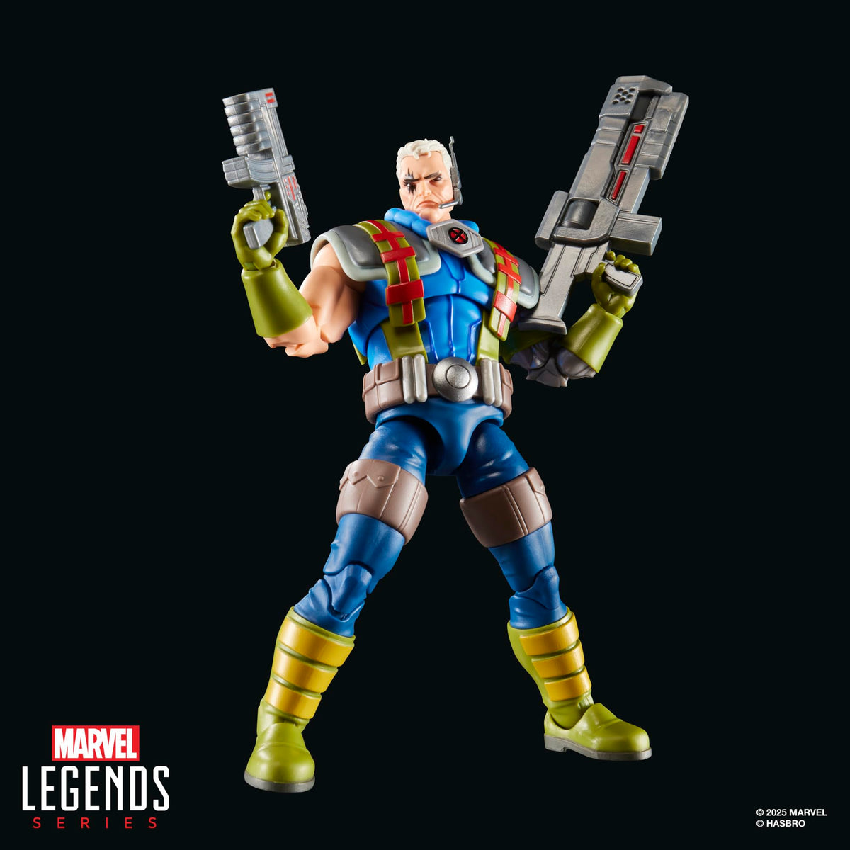 Marvel Cable alternate hands for expressive poses in display